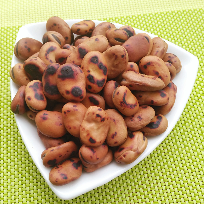 铁锅炒胡豆湖南农家炒蚕豆500g炒铁豌豆零食香酥脆可口包邮