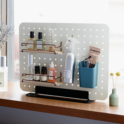 日本kingjim锦宫peggy直立多孔洞洞桌面自由组合配件书桌收纳置物架