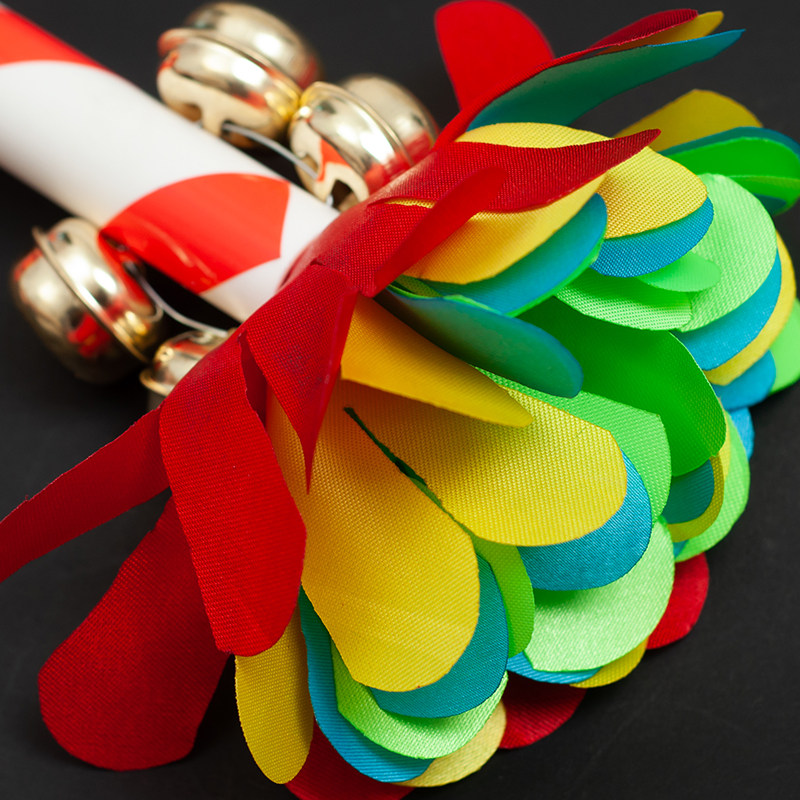 幼儿园舞蹈手花早操器械儿童花棍广场舞运动会啦啦队啦啦队彩球