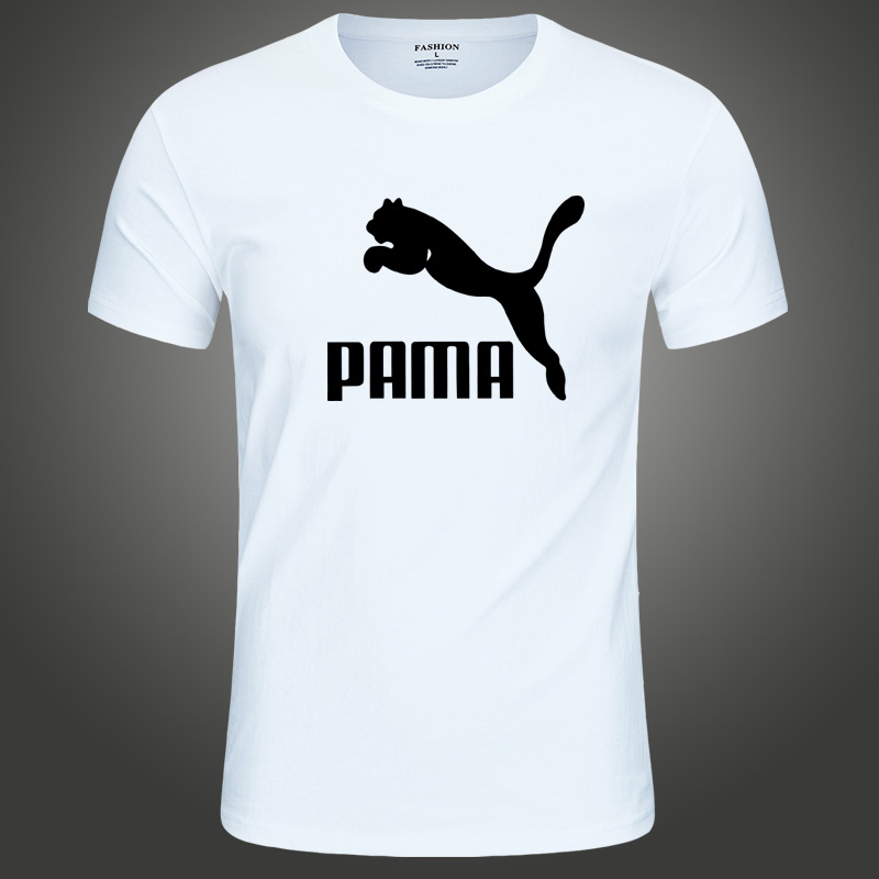 男士短袖t恤夏季大码上衣纯棉宽松半截袖潮牌运动衣服体恤打底衫