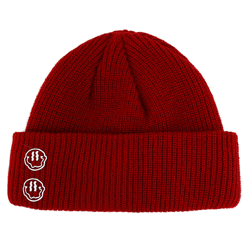 beamlife20a原创红色毛线男女ins复古街头帽子