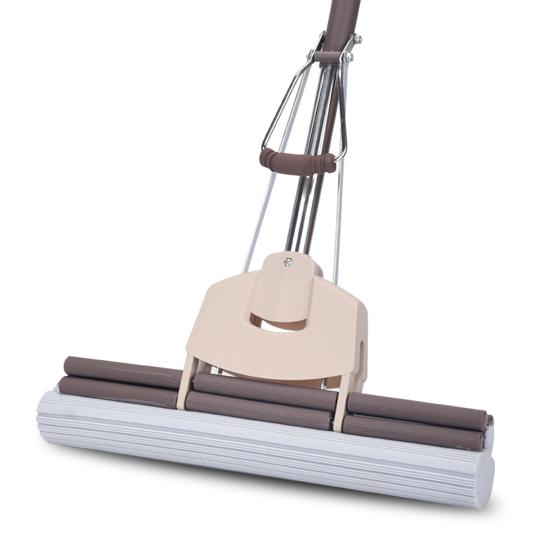 拖拖乐滚轮拖把拖布家用伸缩胶棉不锈钢大号免手胶棉拖把