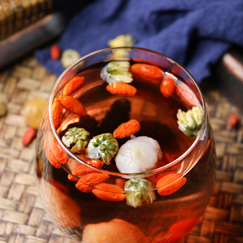 4罐装枸杞桑葚菊花龙眼桂圆肉胎菊男花茶组合养生茶