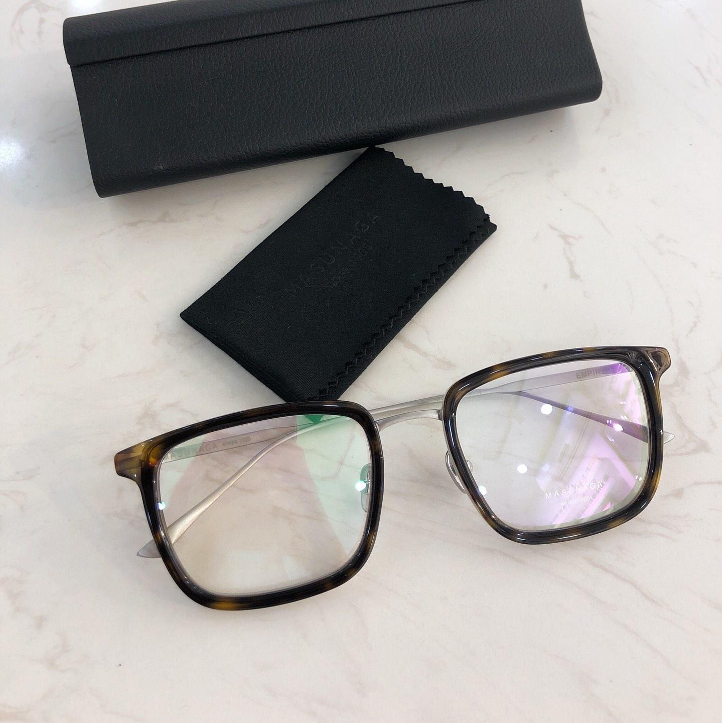 增永眼镜empire日系商务纯钛大方方框近视眼镜框眼镜架