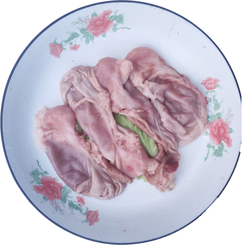 新鲜兔肚兔胃冷冻鲜兔肚1斤15个左右四川火锅兔肚混搭满88元包邮