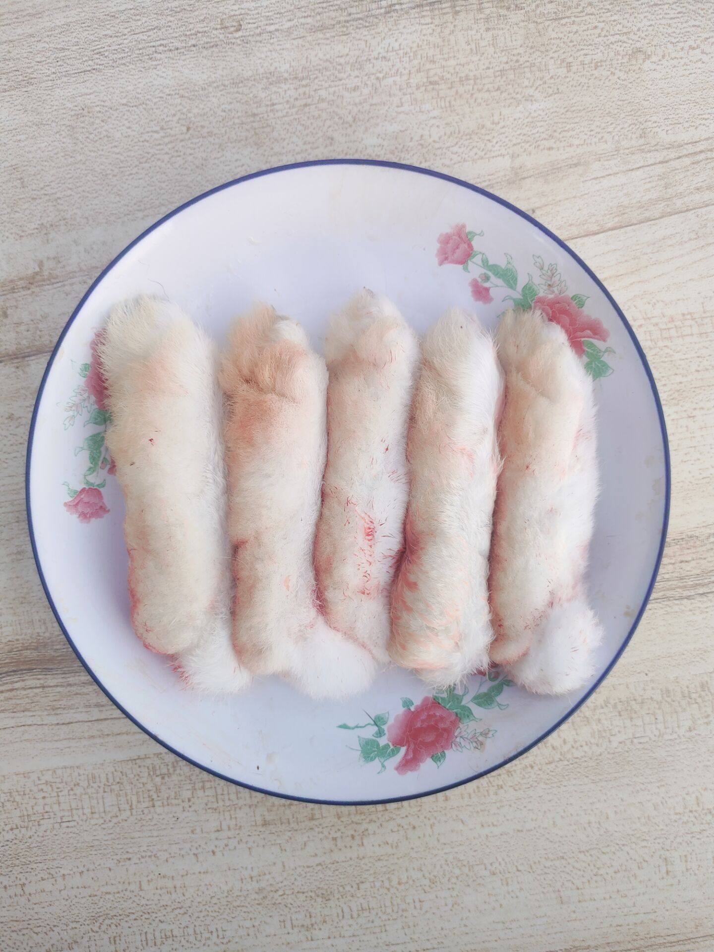 兔爪新鲜带骨兔毛毛爪宠物零食一份10个全店其它生肉制品