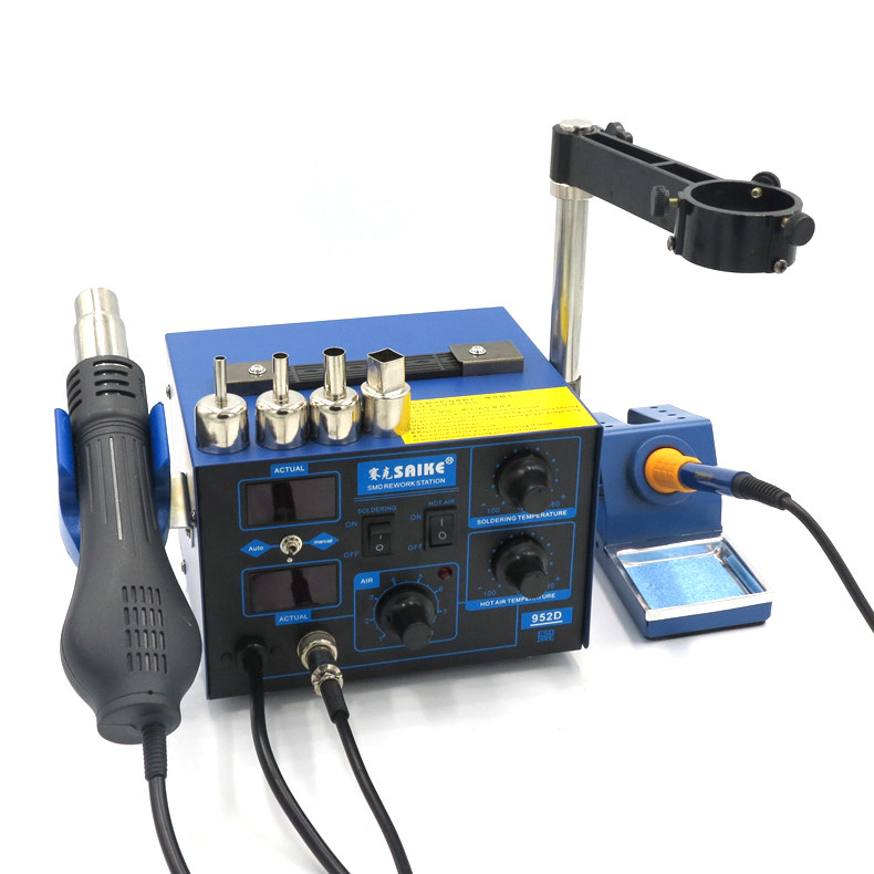 焊台赛克952d大功率热风枪拆二合一焊接焊接工工具热风枪