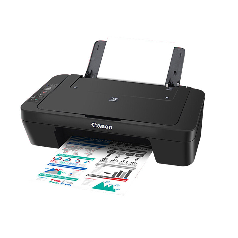 佳能mg2580s彩色喷墨打印机复印一体机办公家用小型三合一多功能电脑