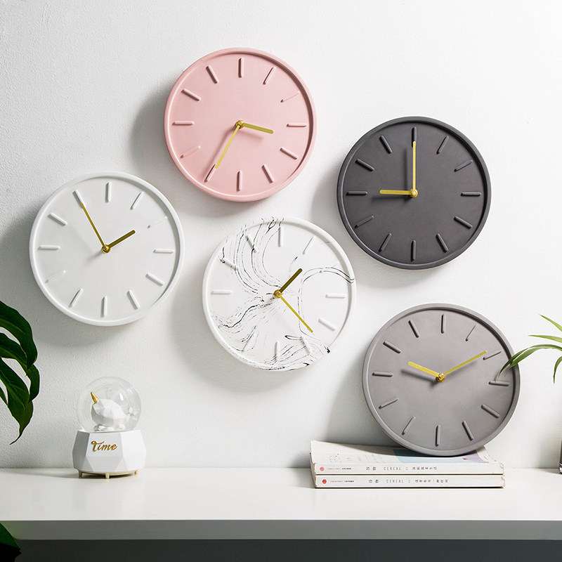 北欧创意石英机芯静音时钟挂墙家用钟饰墙上挂钟