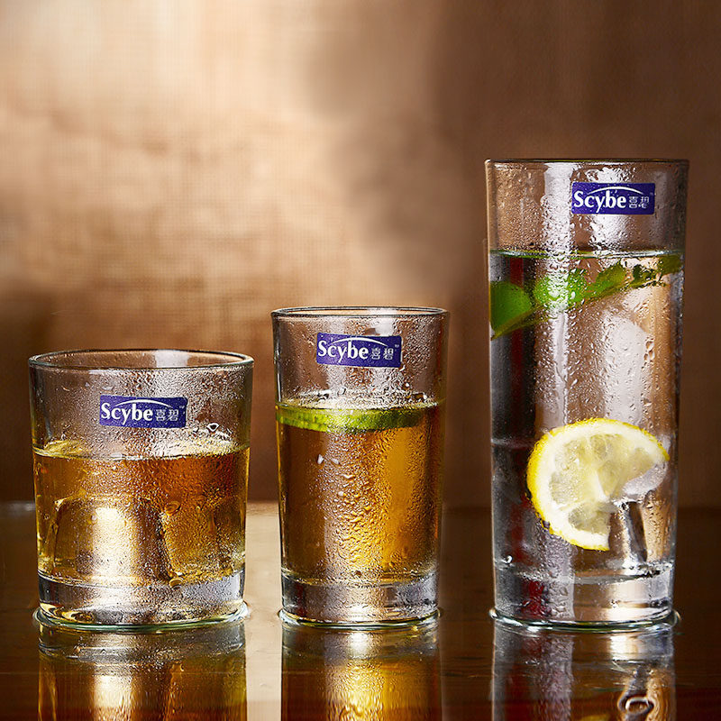 scybe喜碧玻璃杯费罗约直身杯透明家用水杯耐热玻璃杯