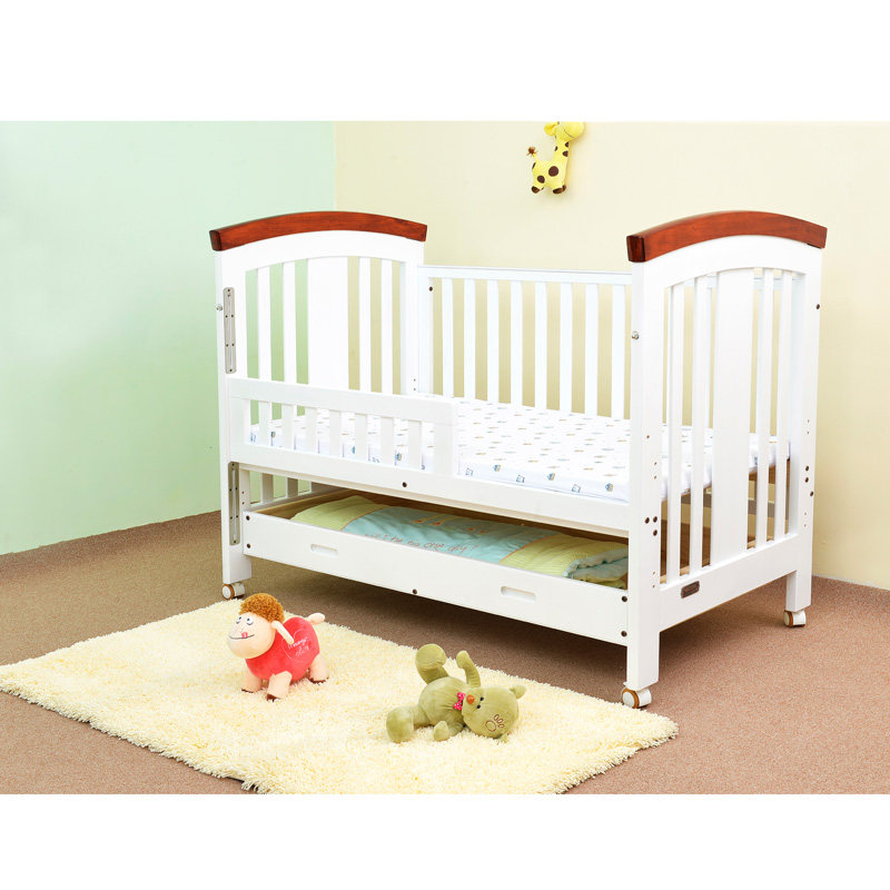 德福家宝豪华婴儿床实木宝宝床bb床可变童床大储物大抽屉升级新品