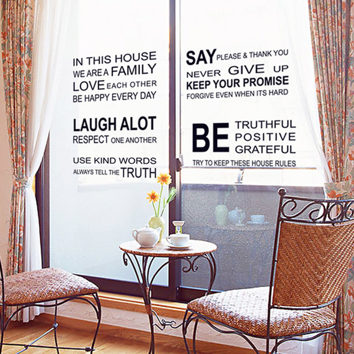 英文字母贴纸ins墙面装饰品贴墙壁画字贴画白墙贴