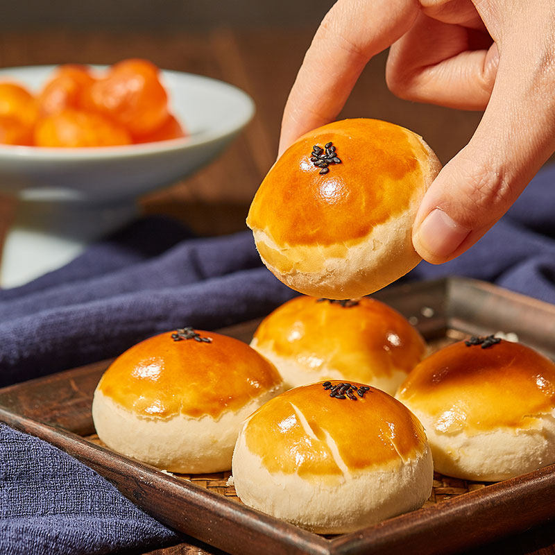 【秋香】蛋黄酥咸蛋黄糕点面包早餐食品办公零食休闲小吃点心盒装