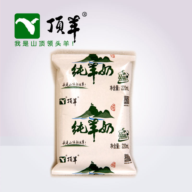 顶羊纯羊奶山羊奶儿童羊奶鲜老人早餐奶营养高于进口奶220ml*12