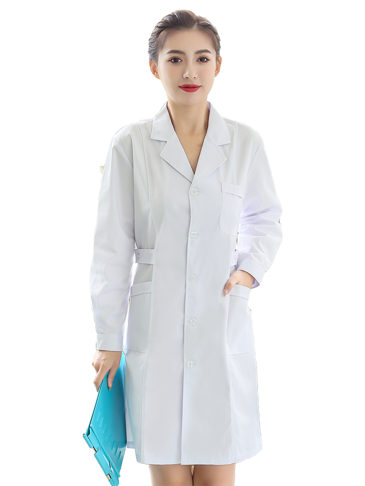 白大褂医生服女长袖门诊药店眼镜诊所牙科口腔科医护制服
