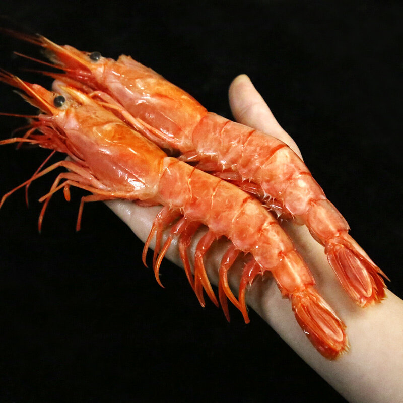 红虾尾虾仁320g海鲜冻虾红虾去头海虾大红烧烤冻虾