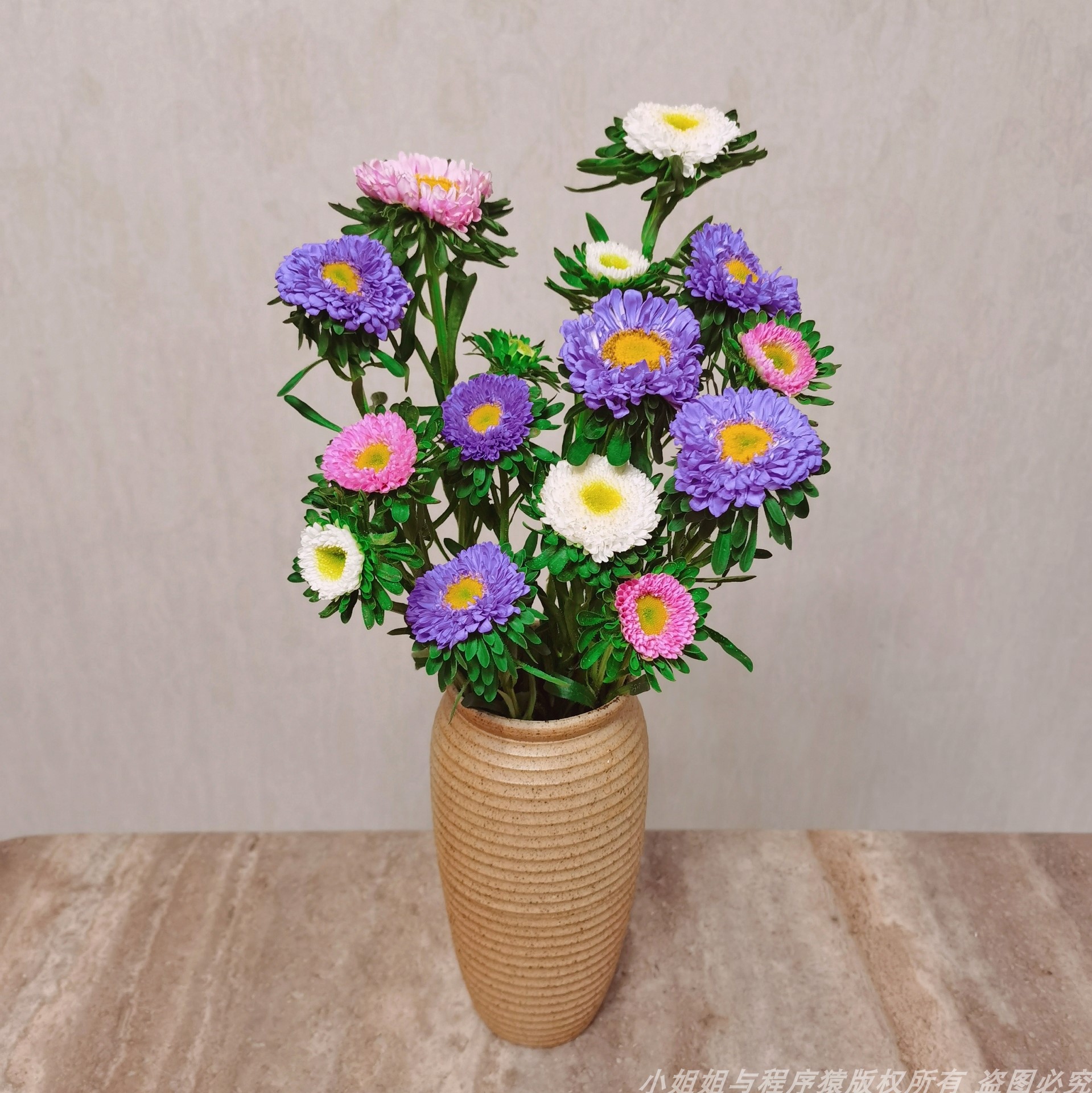 翠菊混搭鲜切花花花束云南南昆明基地直发小花卉