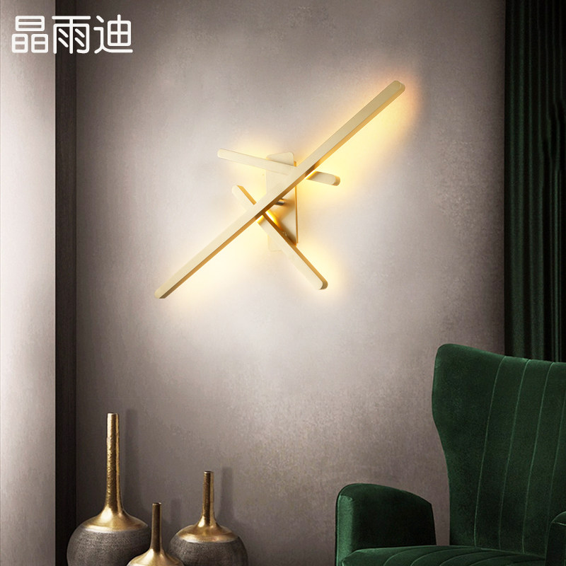 壁灯客厅背景墙电视沙发墙壁灯简约现代轻奢创意led装饰壁灯过道