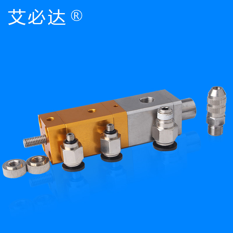 流量回吸式精密气动点胶阀点胶机配件uv胶阀胶水