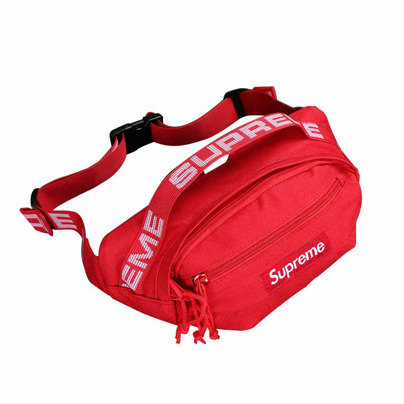sup1reme男女骑行休闲胸包运动腰包18ss包男女单肩胸包