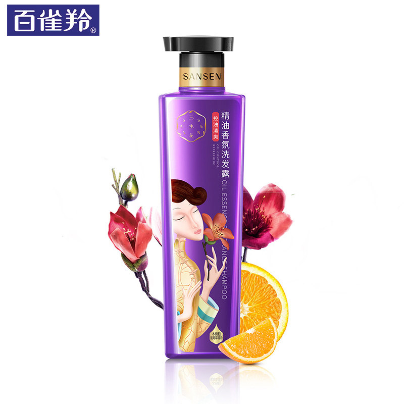 百雀羚三生花洗发水去屑止痒控油清爽香味持久久留洗发水