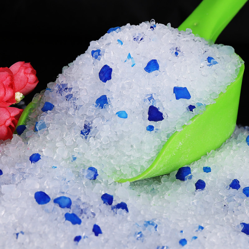 水晶猫砂包邮猫沙去味除臭无尘花香味小颗粒细硅胶砂3.8l*2包