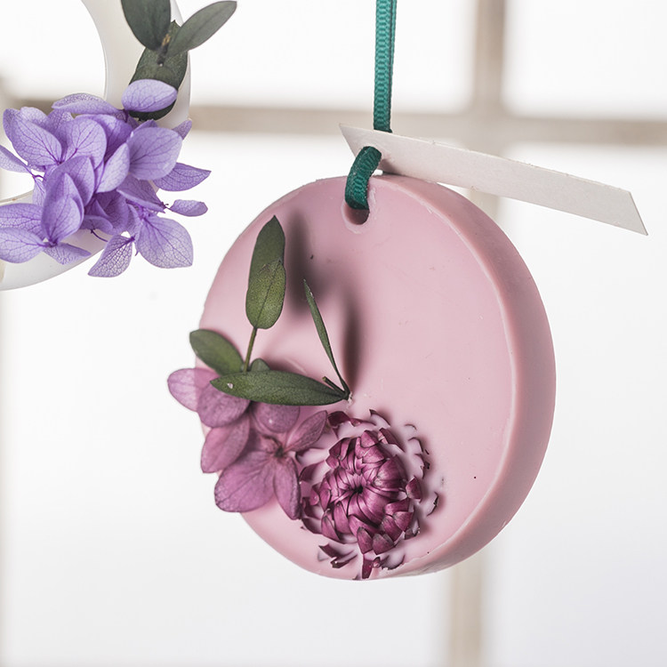 天然植物衣柜固体永生花干花香薰蜡片神器持久香薰蜡烛