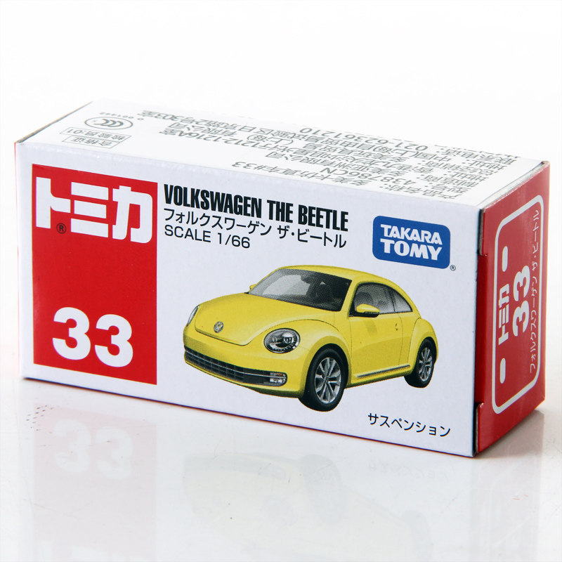 tomy多美卡仿真合金小汽车模型男孩儿童玩具33号大众甲壳虫438786