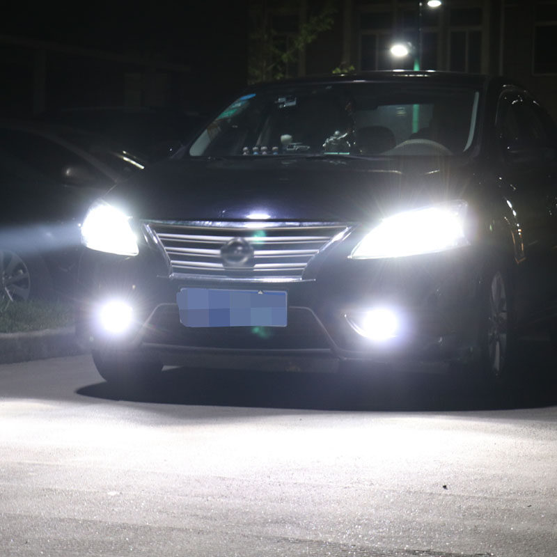 适用日产轩逸led大灯远光近光雾灯前大灯汽车灯泡专用超亮改装