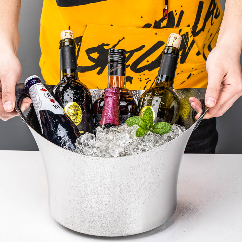 冰酒家用轻奢红酒香槟酒桶酒吧酒会ktv专用冰桶