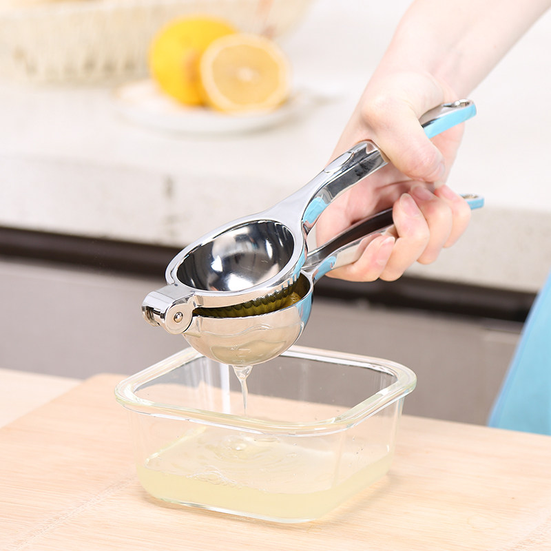 手动榨汁机家用柠檬夹子榨橙汁手压果汁扎挤橙子汁水果压榨神器炸