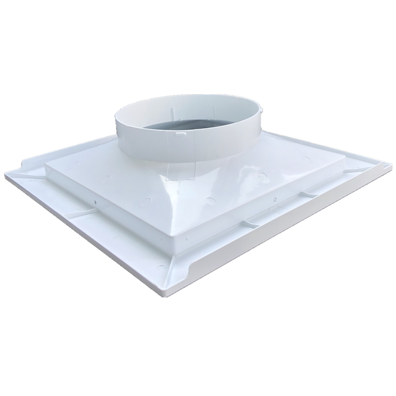 中国广东华旗abs塑料集成吊顶铝扣板300出风排风新风口一件包邮