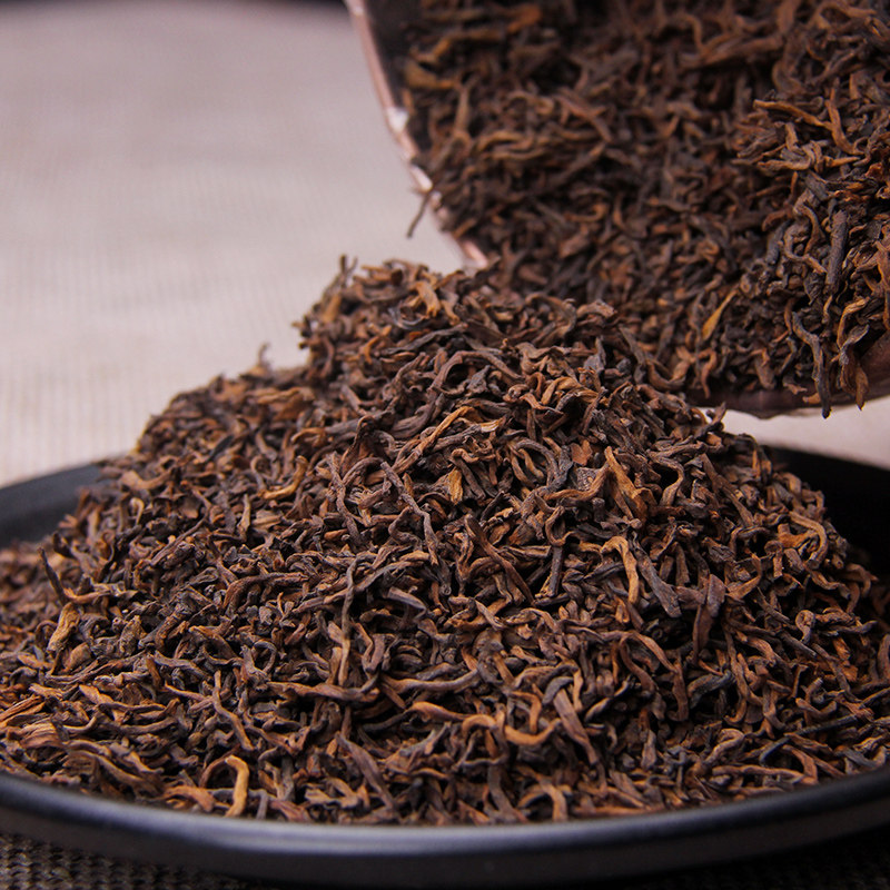 雪乐甘露 宫廷普洱熟茶金芽500g云南普洱茶熟茶散茶 陈年茶叶散装