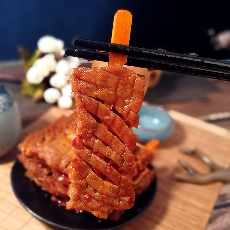 麻辣魔方湖南特产兰花干豆腐串武冈卤豆腐干香干小吃零食220g