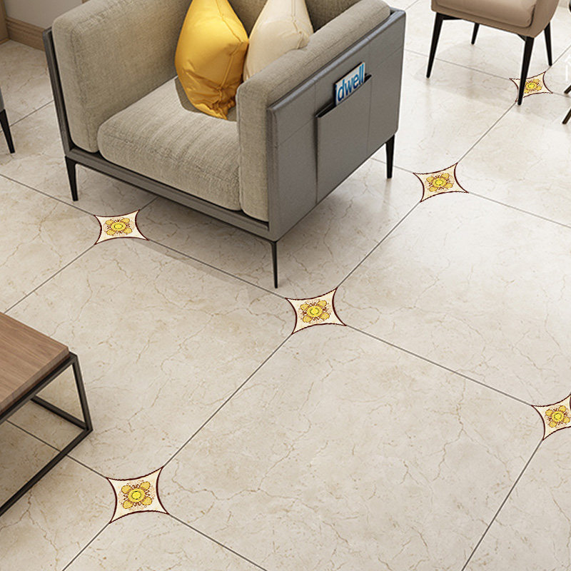 地板贴瓷砖对角贴贴纸自粘地砖美缝贴地贴客厅地面装饰条防水耐磨