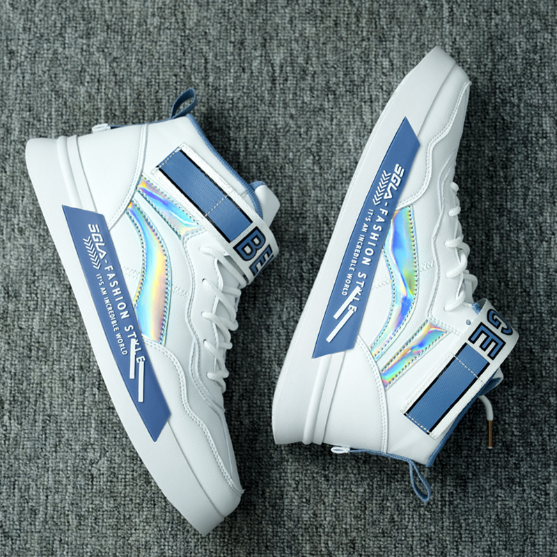 aj男鞋夏季增高潮鞋2022新款莆田篮球运动休闲高帮鞋子男小白板鞋