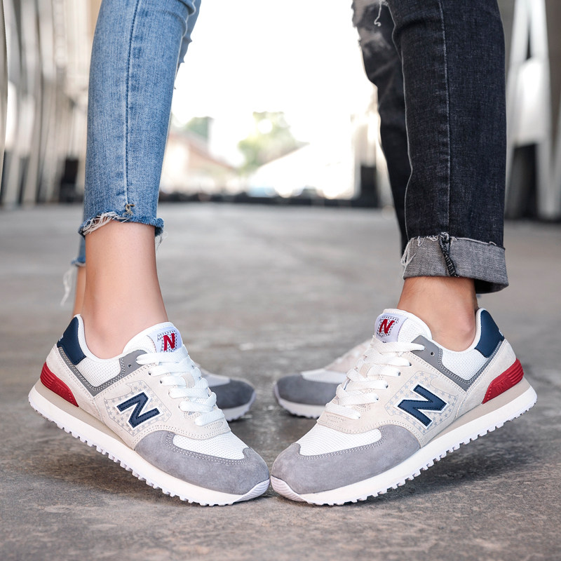 新百伦女鞋秋季新款运动鞋nbllp574樱花系列跑步跑步鞋