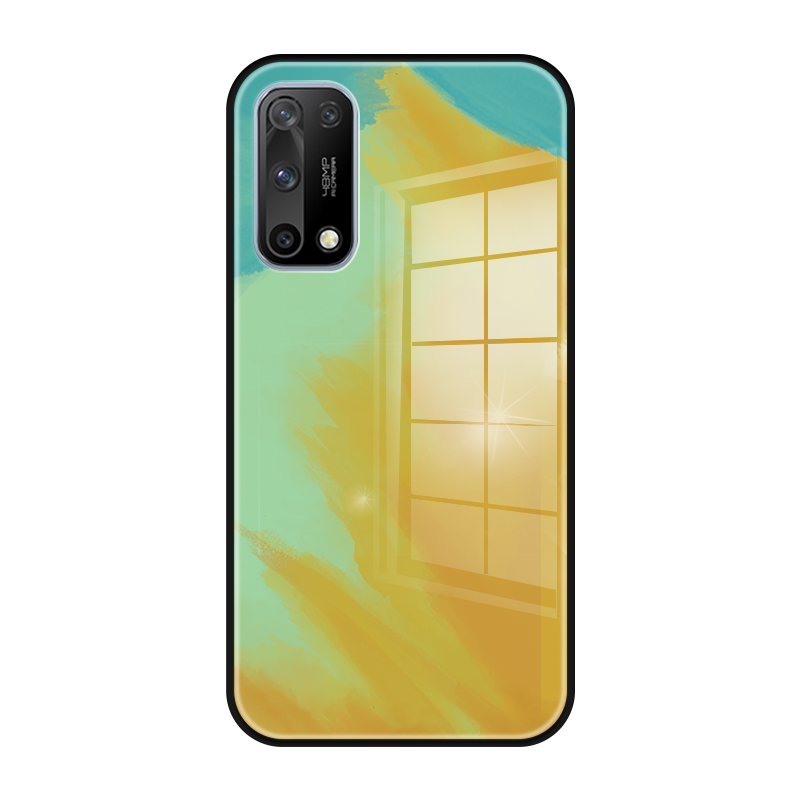 oppok7x玻璃5g外壳超薄潮牌创意个性软边硅胶手机保护套