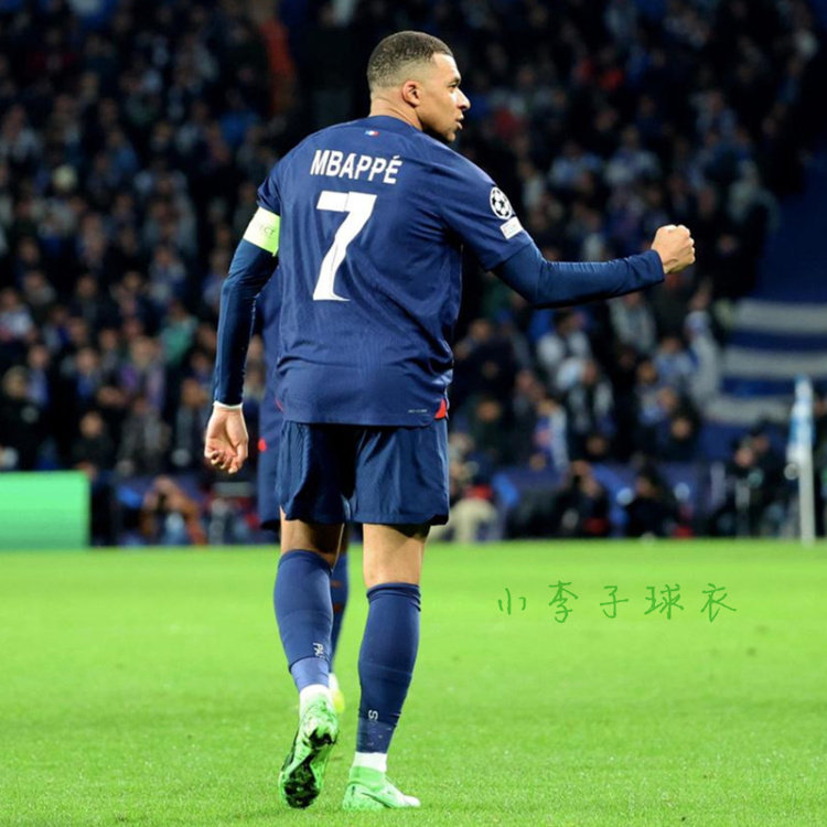 亲测~正品巴黎圣日耳曼球衣7号姆巴佩23-24主场球员版内马尔登贝莱欧