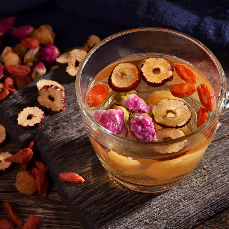 【颜餐女人茶】桂圆枸杞八宝水果养生茶红枣五宝气血玫瑰花茶组合