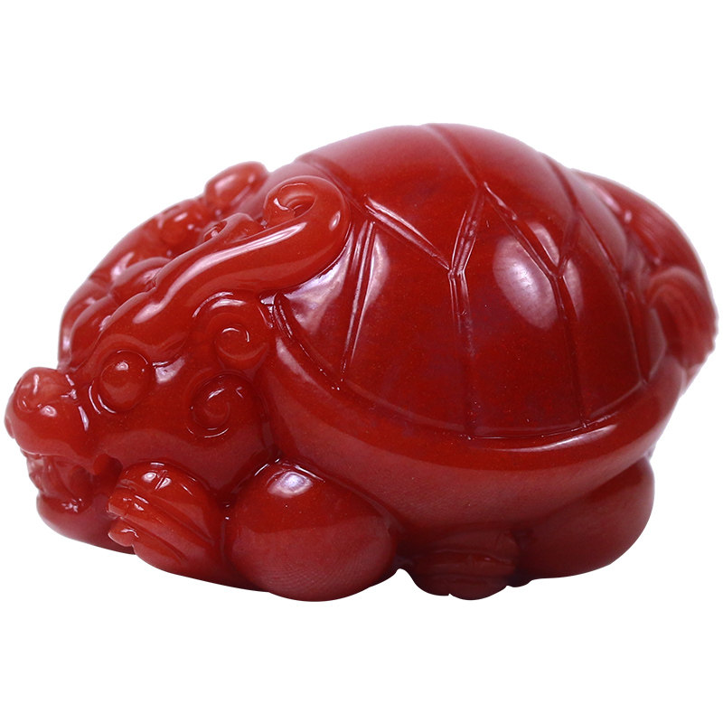 melinda梅林达保山南红玛瑙男款吊坠苏工龙龟瑞项坠项坠