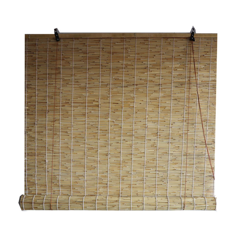 包邮芦苇遮阳手工纯棉白线苇帘子窗帘卷帘装潢卷帘