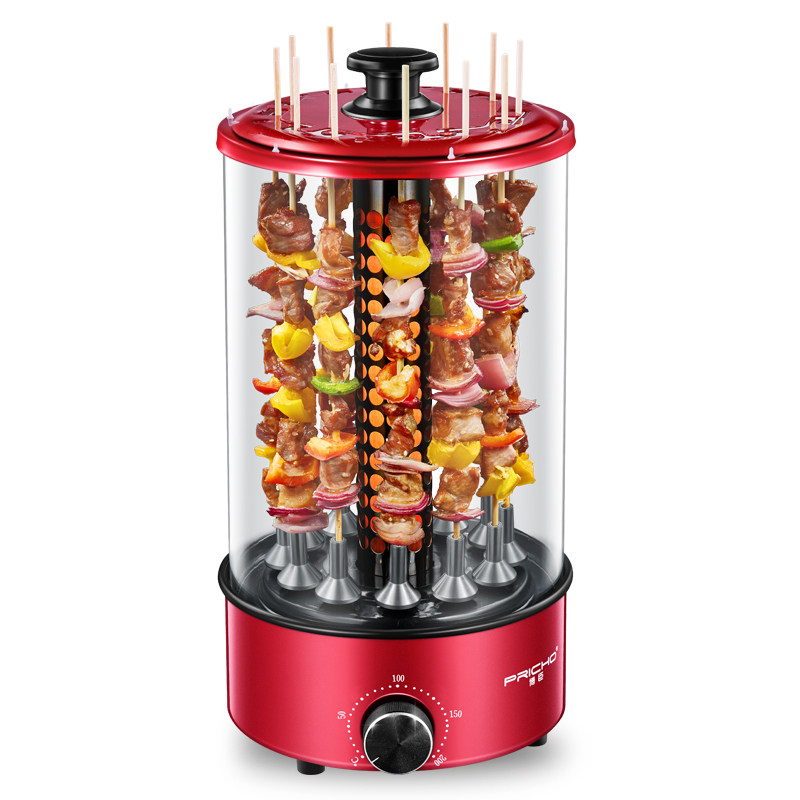 博臣电烤串机家用商用无烟烧烤炉自动旋转烤羊肉串烤炉烤肉串吊炉