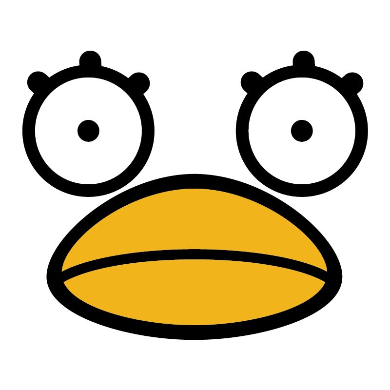 汽车贴纸小鸭鸭嘴电动摩托车划痕遮挡头盔卡通汽车装饰贴