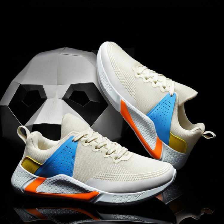 跑步男士秋季新款光速轻质鞋子透气跑鞋网面网面鞋