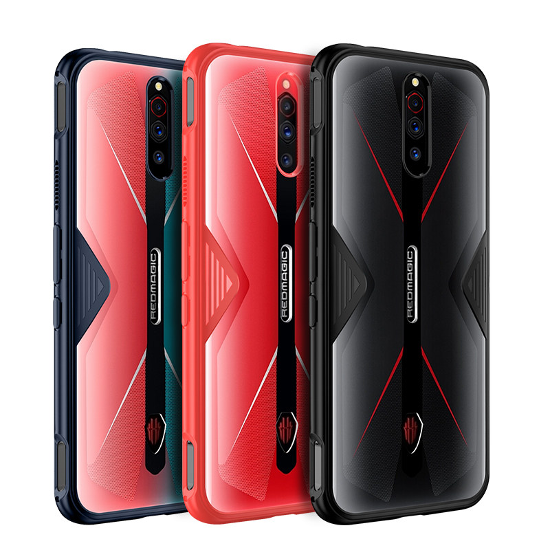 红魔5g原装轻薄滑轨手柄配件4代男女个性手机保护套