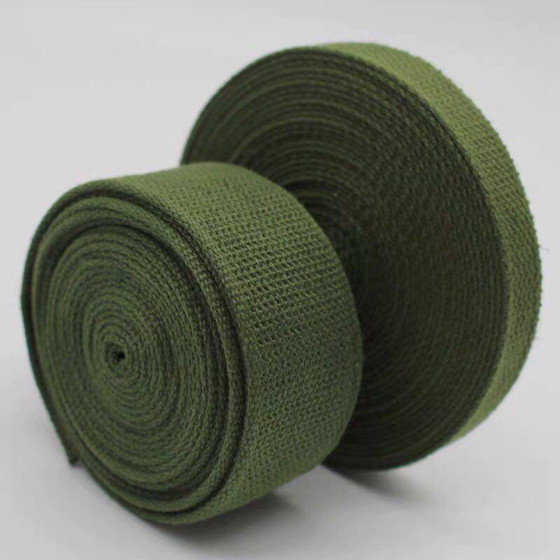 打包绿色背包带编织学生军训户外马扎行李箱捆绑丝带