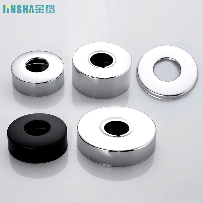 不锈钢水龙头三角角阀混水淋浴花洒装饰遮丑盖大龙头装饰盖