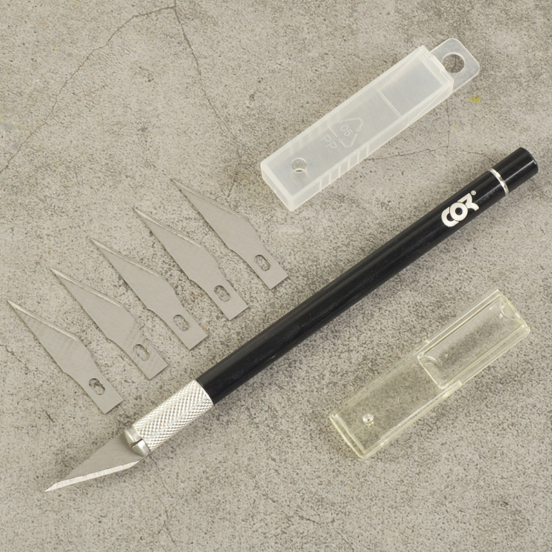 模型英利柯作制作工具笔刀斜刀头刀片1017模型制作工具
