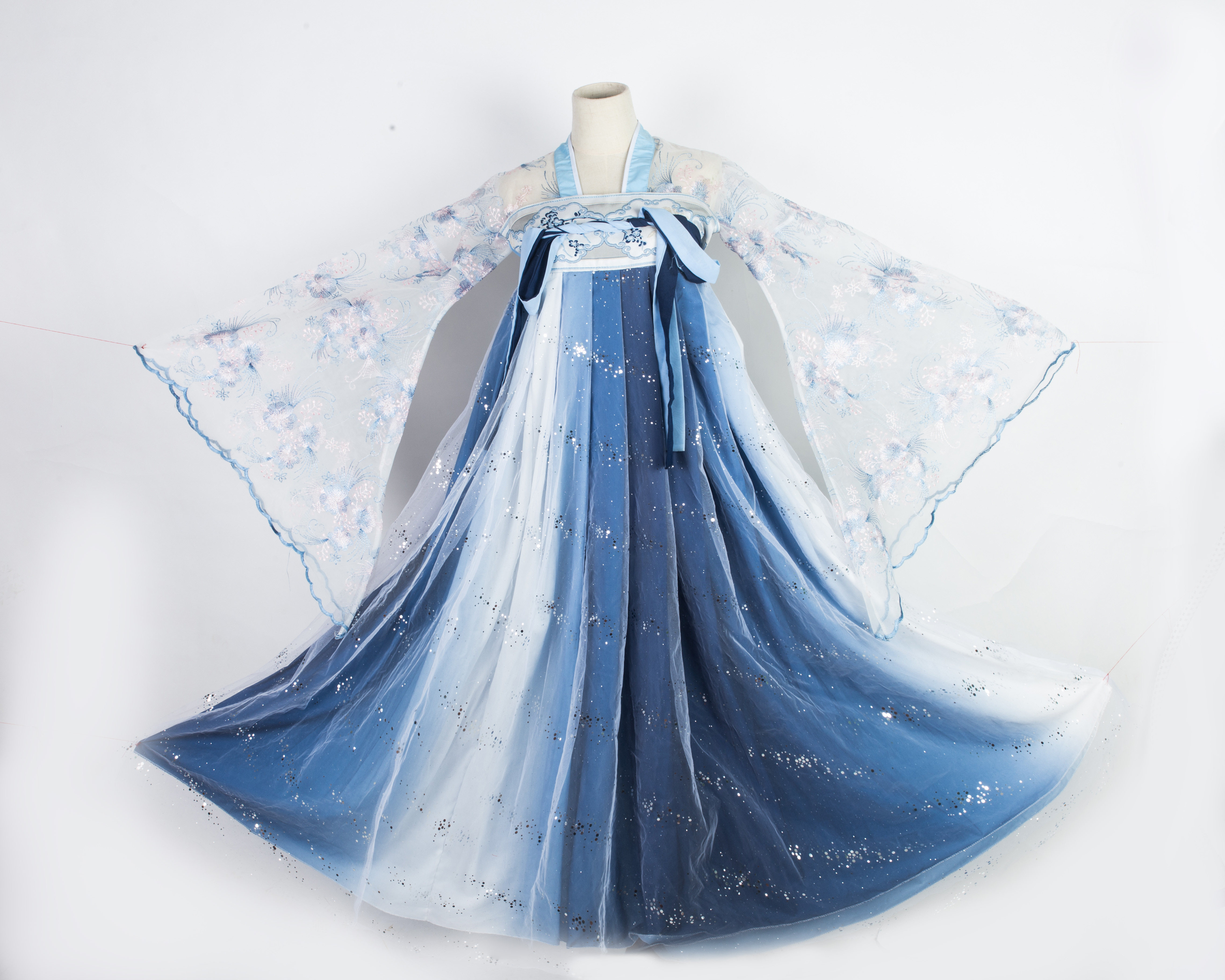 沧海赋汉服女原创仙女女中国风仙气樱花飘逸民族服装